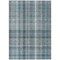 Edge Collections - 10' x 14' - Blue - Plaid Indoor Outdoor Area Rug for Warmth and Style - 1 Piece